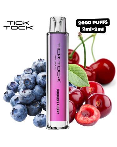 Blueberry Cherry Tick Tock Mini 2000 Puffs 20mg (2ml+2ml)