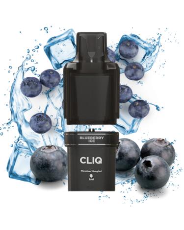 BLUEBERRY ICE Cliq 15000 Puff - Cartucho 2+10ml 20mg