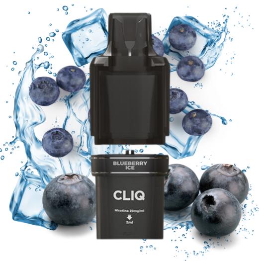 BLUEBERRY ICE Cliq 15000 Puff - Cartucho 2+10ml 20mg