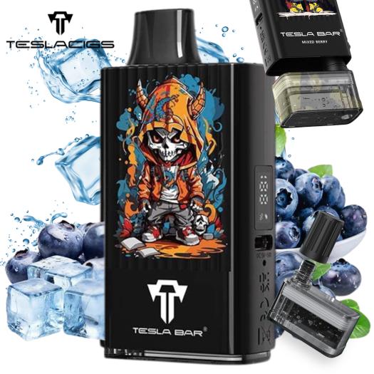 Blueberry Ice MT 10000 Puff Tesla Bar by Teslacigs