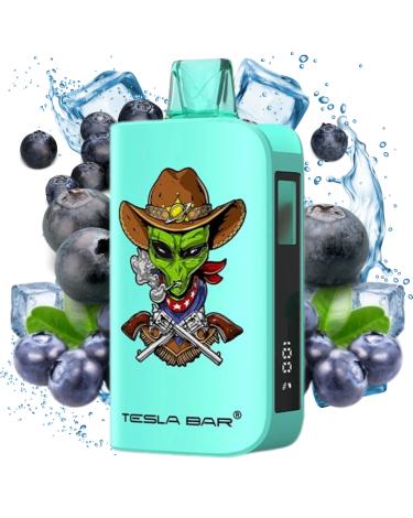 BLUEBERRY ICE ST 10000 Puff Tesla Bar by Teslacigs
