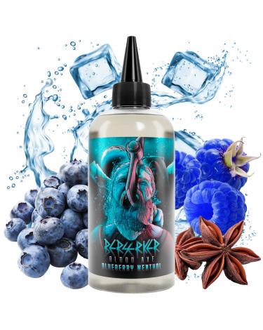 Blueberry Menthol 0mg 200ml Berserker Blood Axe by Joe's Juice