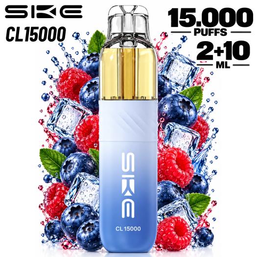 Blueberry Raspberry SKE CL15000 20mg | 15.000 Puff 1100mAh