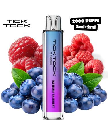 Blueberry Raspberry Tick Tock Mini 2000 Puffs 20mg (2ml+2ml)