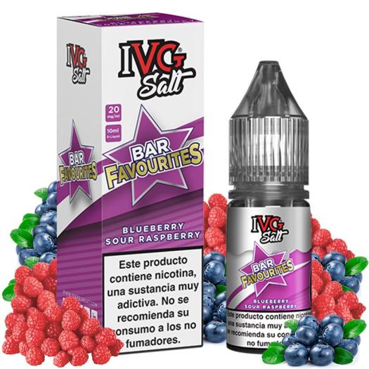 BLUEBERRY SOUR RASPBERRY 10 ml – I VG – Líquido com SAIS DE NICOTINA