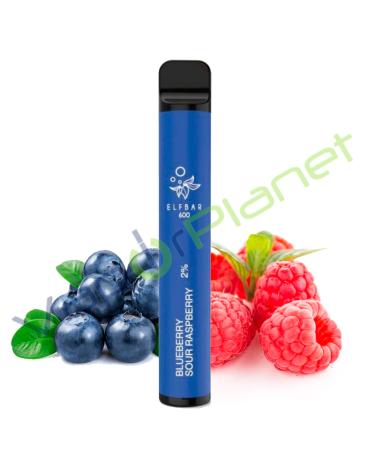 BLUEBERRY SOUR RASPBERRY Elf Bar Pod System 20mg Salt - Descartável