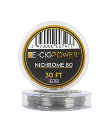 Bobina Nichrome 80 24/26/28G (30 ft) - E-Cig Power
