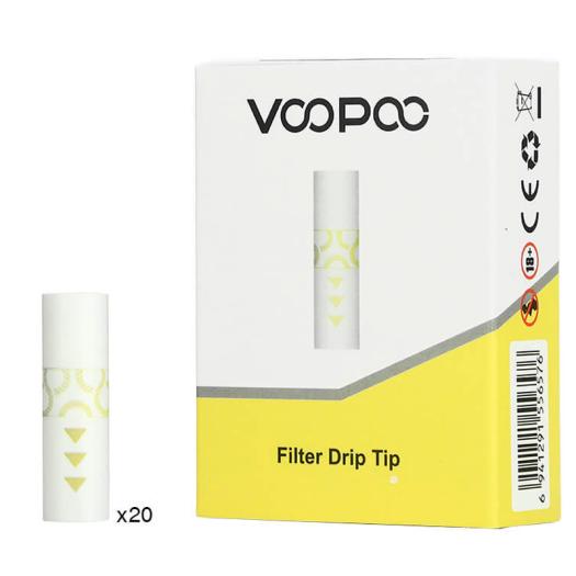 Boquilhas de algodão para Doric Galaxy (20pcs) - Voopoo Boquilhas de algodão para Doric Galaxy (20pcs) - Voopoo