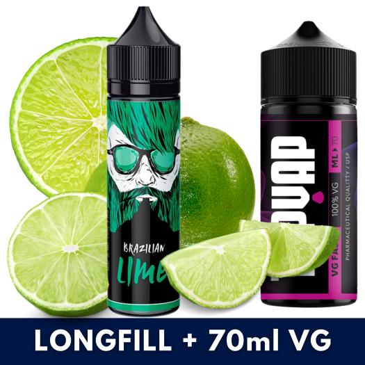 BRAZILIAN LIME 20ml/60 (Longfill) Ossem + 70ml VG Fast