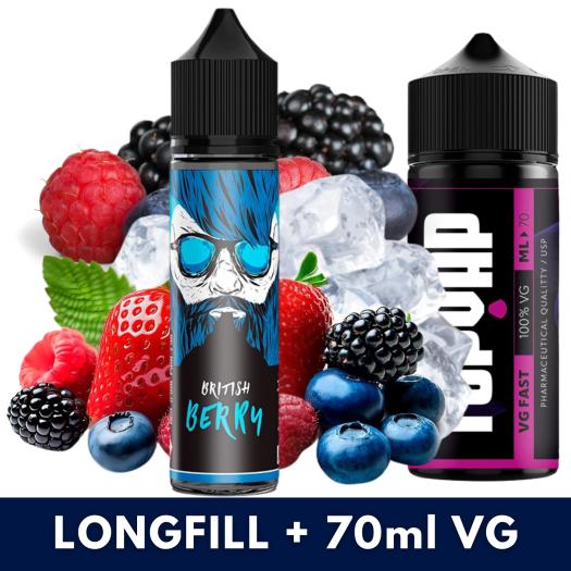 BRITISH BERRY 20ml/60 (Longfill) Ossem + 70ml VG Fast