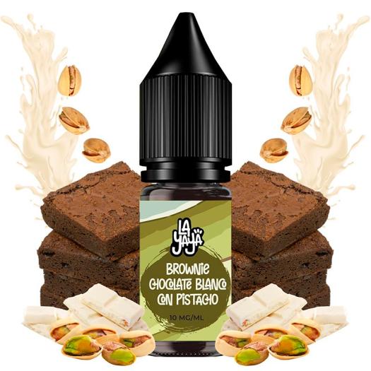 Brownie de Chocolate Branco com Pistache 10ml - Sal La Yaya