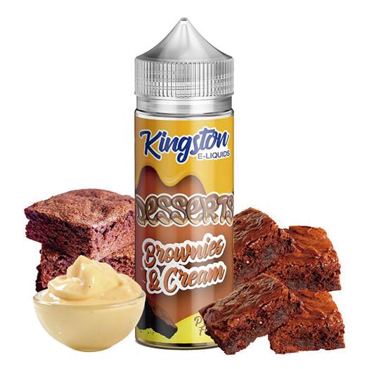 Brownies and Cream - Kingston E-liquids 100ml + Nicokits Gratis