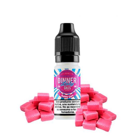 BUBBLEGUM - DINNER LADY SALT 10 ml - 20 mg - Líquido con SALES DE NICOTINA