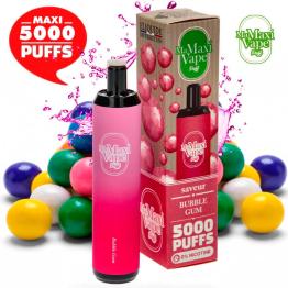 BUBBLE GUM Ma Maxi vape 5000 puffs SEM NICOTINA