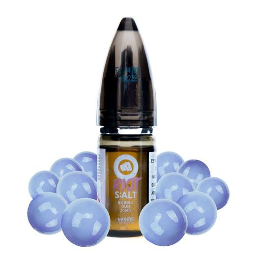 BUBBLEGUN - Riot Squad Salts 10 ml - 5 mg, 10 mg e 20 mg - Líquido com SAIS DE NICOTINA