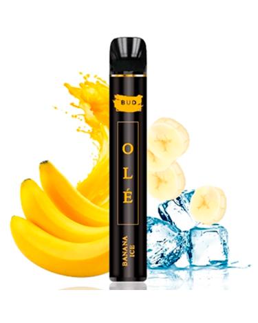 Bud Vape Descartável OLÉ Banana Ice 20mg - 800 Puff