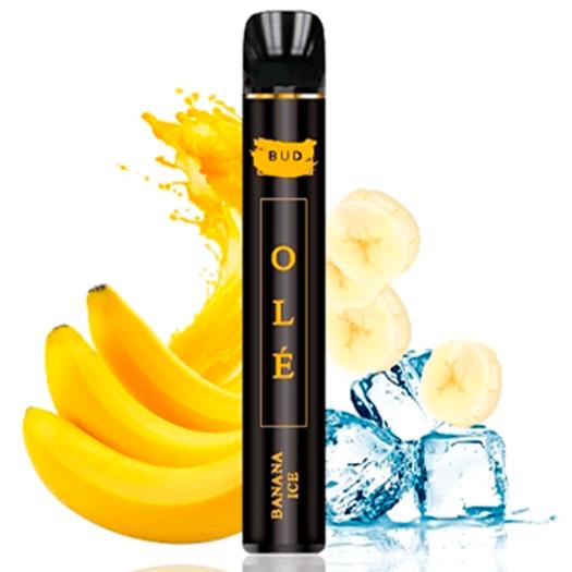 Bud Vape Descartável OLÉ Banana Ice 20mg - 800 Puff