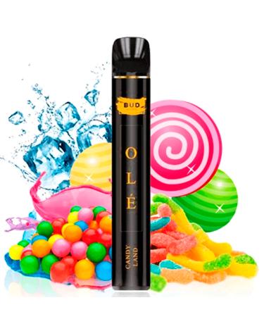 Bud Vape Descartável OLÉ Candy Land 20mg - 800 Puff