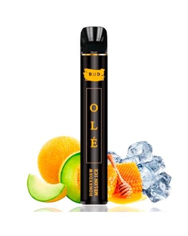 Bud Vape Descartável OLÉ Honeydew Melon Ice 20mg - 800 Puff