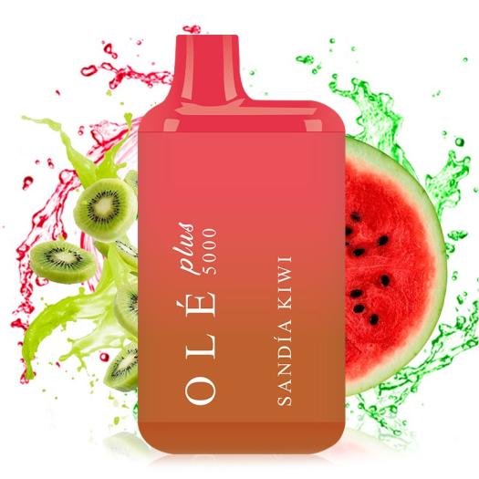 Bud Vape Olé Plus 5000 Desechable SANDIA KIWI - 5.000 Puff - SEM NICOTINA