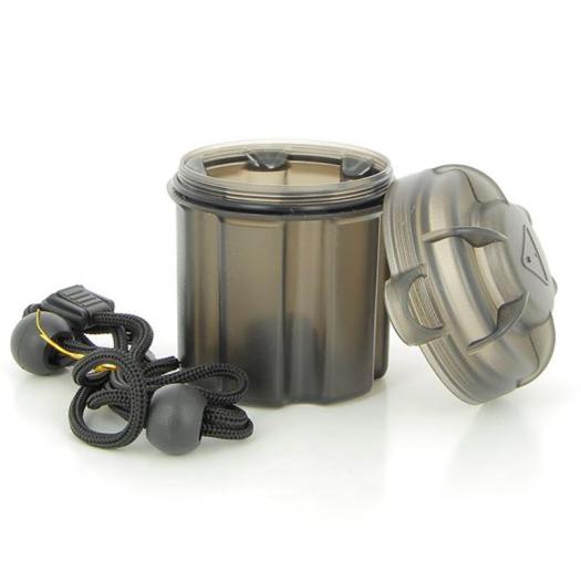 Caixa para 6 baterias 18650 à prova d'água TRANSPARENTE - Efest