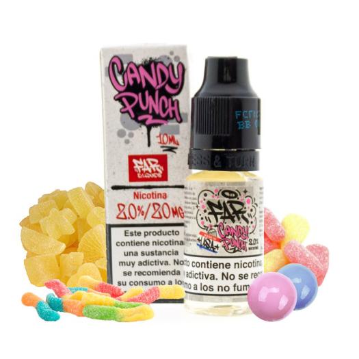 CANDY PUNCH - ELEMENT ELIQUID SALTS 10 ml - Líquido con SALES DE NICOTINA