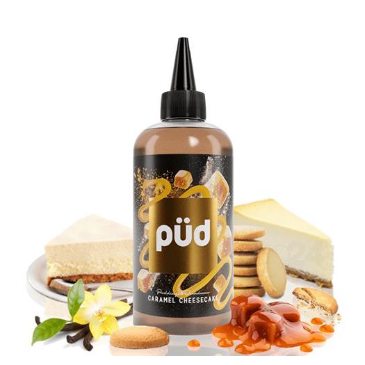 CARAMEL CHEESECAKE 0 mg 200ml + 4 Nicokits Gratis - Püd by Joe's Juice