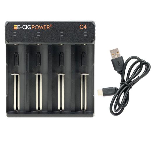 Carregador C4 USB-C LED E-Cig Power Carregador C4 USB-C LED E-Cig Power