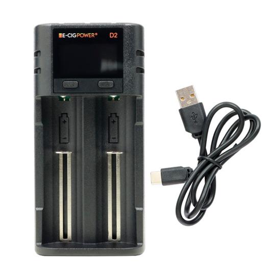 Carregador D2 Intelligent LCD E-Cig Power