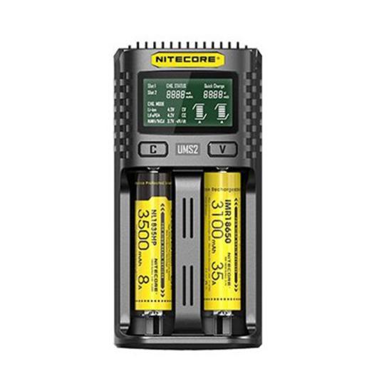 Carregador Doble UMS2 Intellicharger - Nitecore Carregador