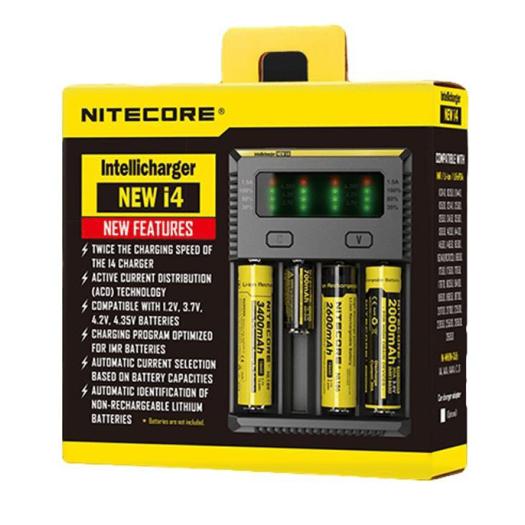 Carregador New I4 Intellicharger - Nitecore