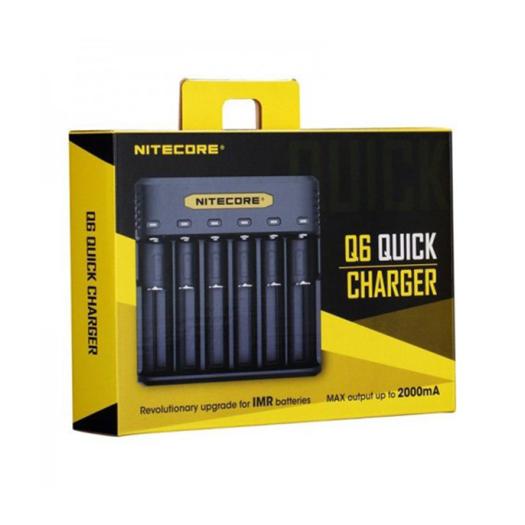 Cargador Q6 - 2A Intellicharger - Nitecore Cargador