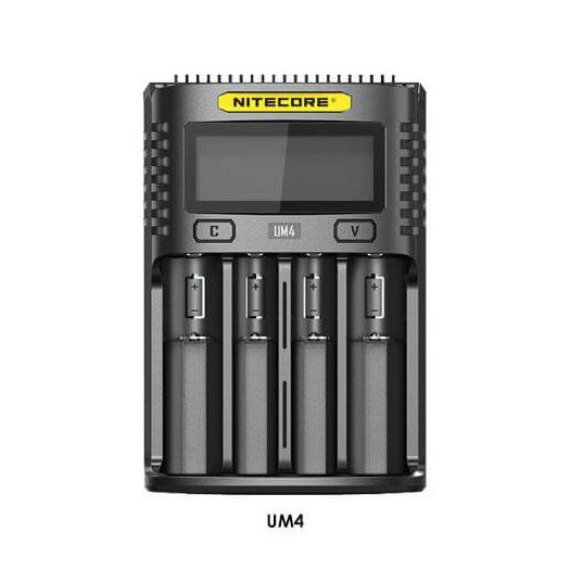 Carregador UM4 Series Charger - Nitecore Carregador UM4 Series Charger - Nitecore