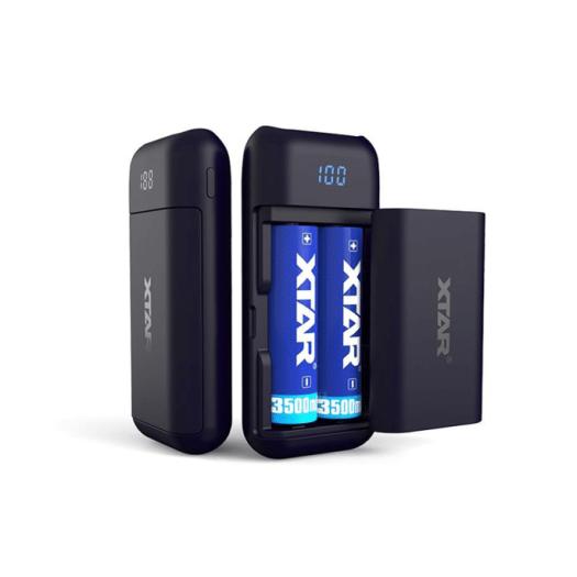 Carregador XTAR 18650 + POWER BANK