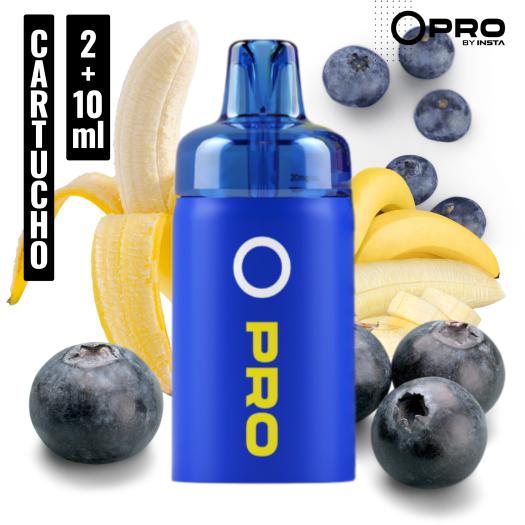 Cartucho Blueberry Banana OPRO IA 10000 Puff 10+2ml 20mg Instafill