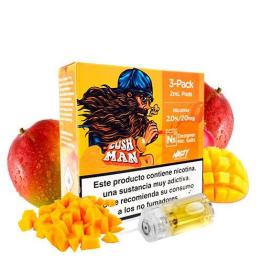 Cartucho Especial de liquido apenas para Pod Aspire Gusto Mini Nasty Juice Cush Man Pod Nic Salt 20mg 2ml (Pack 3)