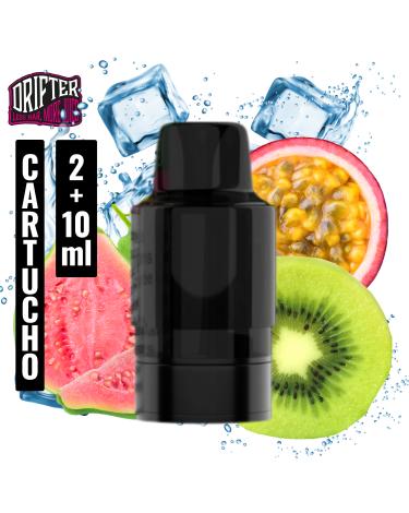 Cartucho Kiwi Passion Guava Ice Drifter Bar 6000 Kit | 2+10ml |