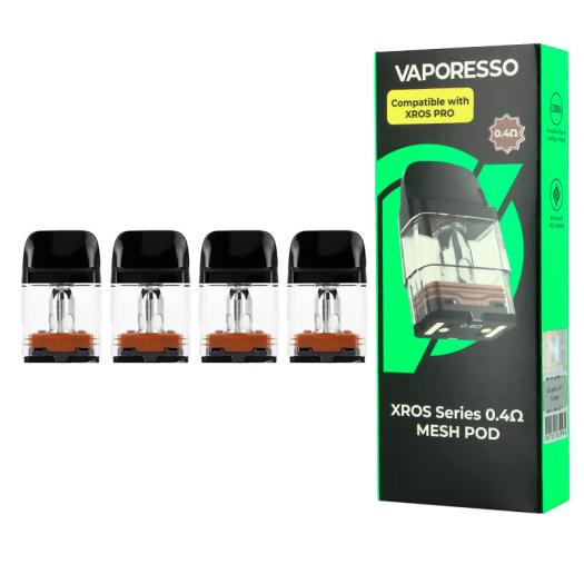 Cartucho para el Pod Xros 0.4 ohm Corex 2.0 (Pack 4) - Vaporesso Cartucho para el Pod Xros 0.4 ohm Corex 2.0 (Pack 4) - Vaporesso