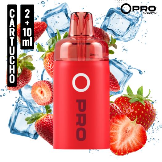 Cartucho Strawberry Ice OPRO IA 10000 Puff 10+2ml 20mg Instafill