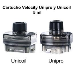 Cartucho Velocity Unipro e Unicoil 5 ml - Embalagem com 2 Cartuchos
