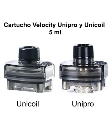 Cartucho Velocity Unipro e Unicoil 5 ml - Embalagem com 2 Cartuchos