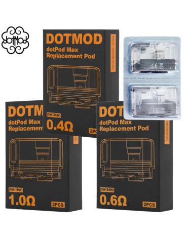 Cartuchos DotPod Max 0.4/0.6/1.0Ω (2uds) Dotmod