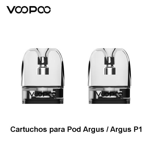 Pack de 2 cartuchos para Pod Argus / Argus P1 - 2ml - Voopoo Pod Pack de 2 cartuchos para Pod Argus / Argus P1 - 2ml - Voopoo Pod
