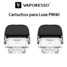 Cartuchos de Pod Luxe PM40 4ml (2 unidades) - Vaporesso