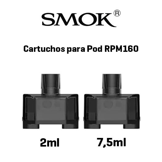 Cartuchos para Pod RPM160 2 ml y 7,5 ml ( Pack 2 Uds. ) – Pod Smok RPM160
