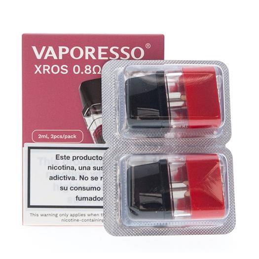 Cartuchos para Pod Xros 0,8 Ohm e 1,2 Ohm 2ml (2pcs) Corex 2.0 Cartuchos para Pod Xros 0,8 Ohm e 1,2 Ohm 2ml (2pcs) Corex 2.0