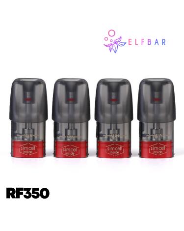 Cartuchos para RF350 1.2ohm ElfBar (4 uds)