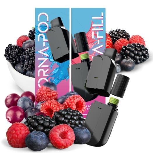 Cartuchos RED BERRIES Torna Pod 6000 Puff | 2+10ml | 20mg