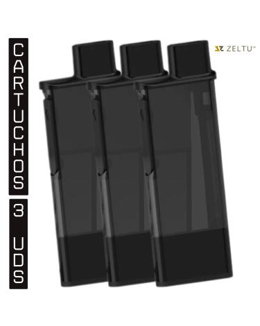 Cartuchos RECARREGÁVEIS para ZELTU X³ (Pacote com 3 cartuchos)