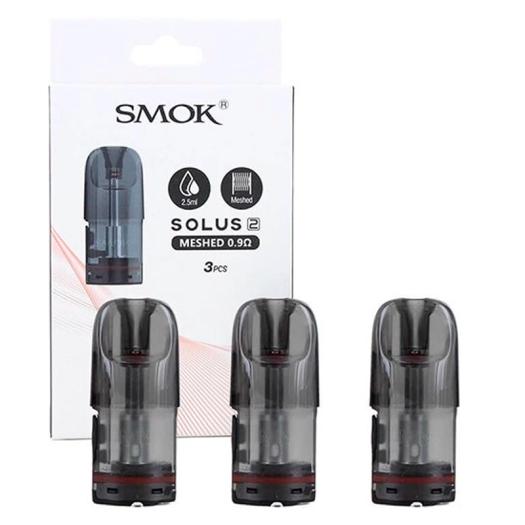 Cartuchos Solus 2 e Solus - Mesh 0,9Ω (3pcs) - Smoktech